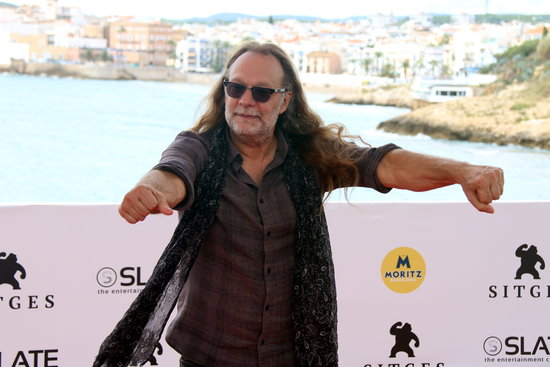 Producer, director, and special effects expert for The Walking Dead series Greg Nicotero at the Sitges Film festival on October 9 2018 (by Pere Francesch)